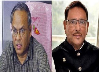 ওবায়দুল কাদেরকে বিএনপিতে যোগদানের আহ্বান রিজভীর