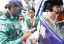 ট্রাফিক আইন লঙ্ঘনে ১৭৩৯ মামলায় জরিমানা আদায় ৬৫ লাখ