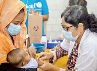 হামের উপসর্গ নিয়ে আরও ৫ শিশুর মৃত্যু