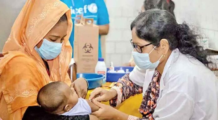 ১ আগস্ট থেকে ১৫ মাস বয়সী শিশুরা পাবে টাইফয়েড টিকা