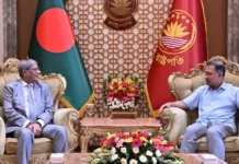 রাষ্ট্রপতির সঙ্গে প্রধানমন্ত্রীর প্রথম সৌজন্য সাক্ষাৎ